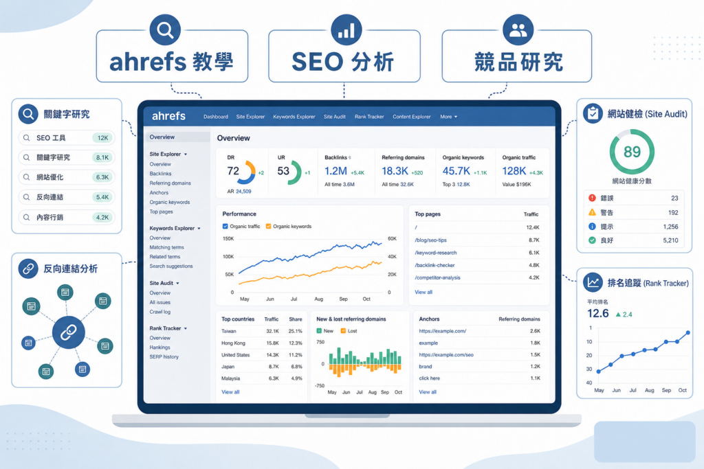 ahrefs 教學怎麼開始？新手必看的